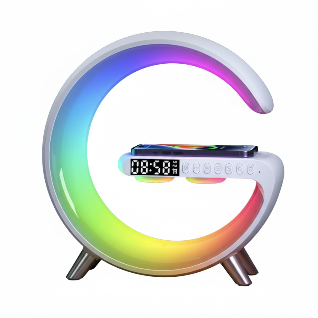 AuraGlow RGB Speaker Lamp