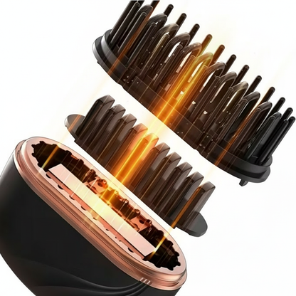 Mini Portable Wireless Hair Straightener Brush